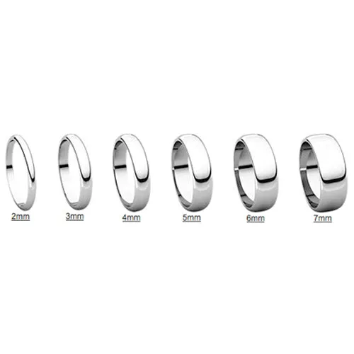 4mm Half Round Band