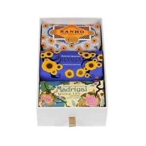 Art Deco 3-Pack Soap Gift Box