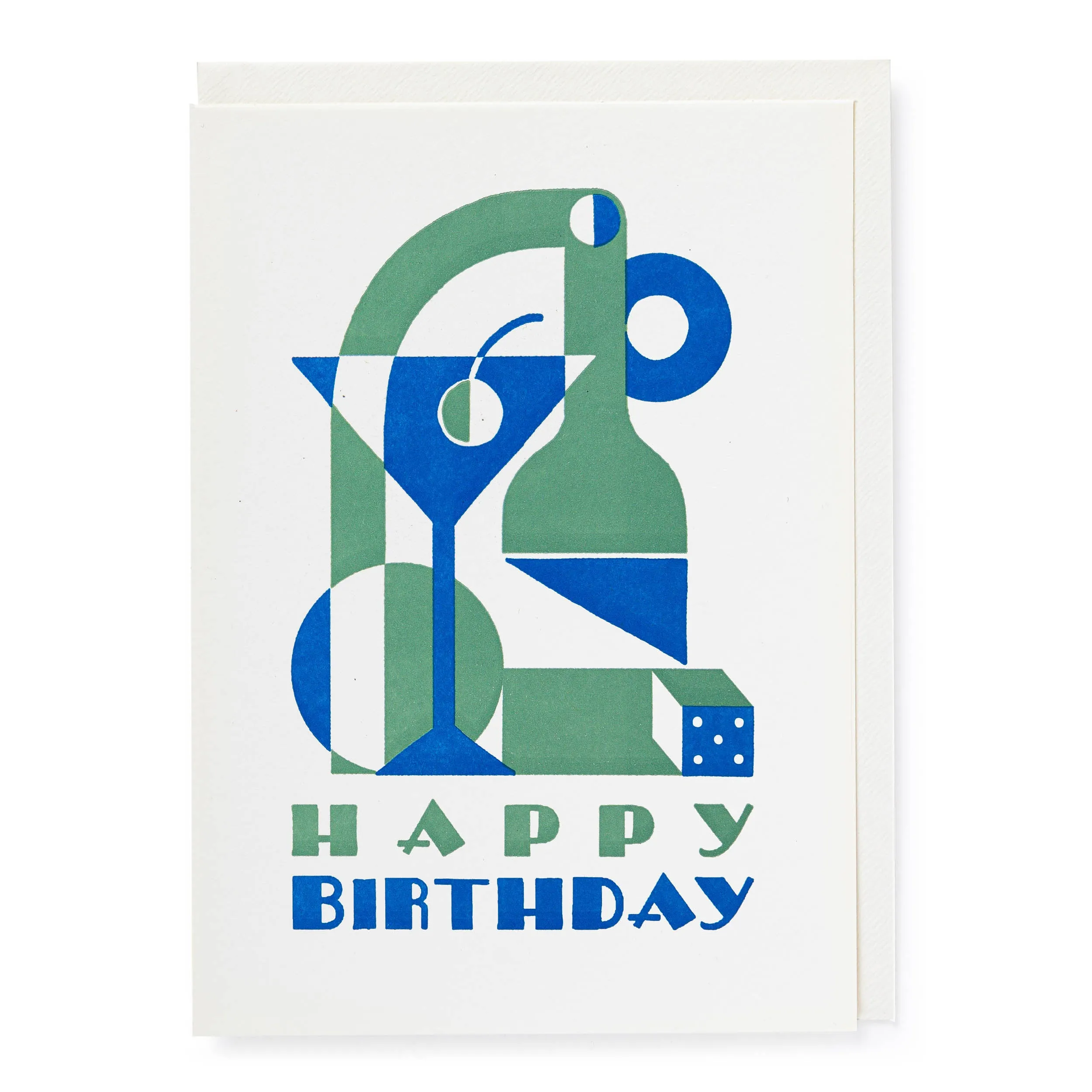 Art Deco Still Life Birthday Card