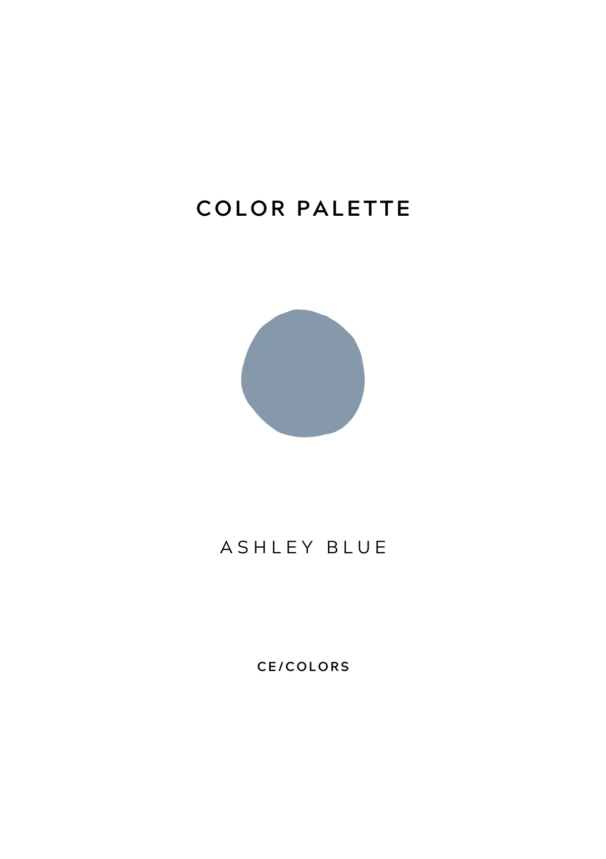 Ashley Blue - Triangle Mini Solid