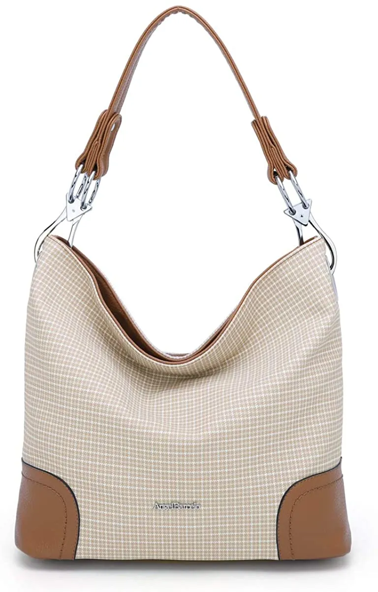 Black Large Unique Shoulder Tote Handbag