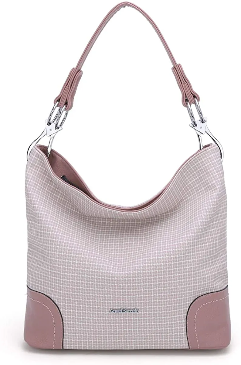 Black Large Unique Shoulder Tote Handbag