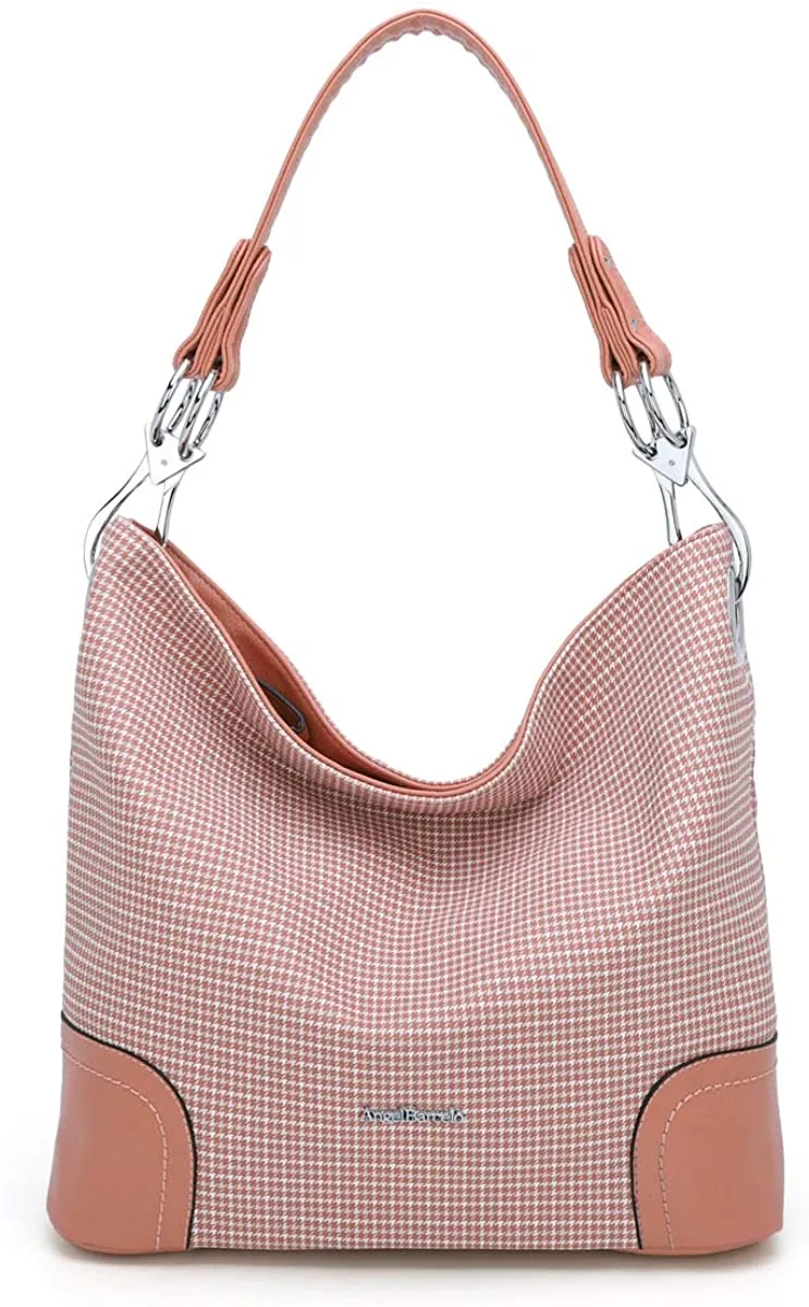 Black Large Unique Shoulder Tote Handbag