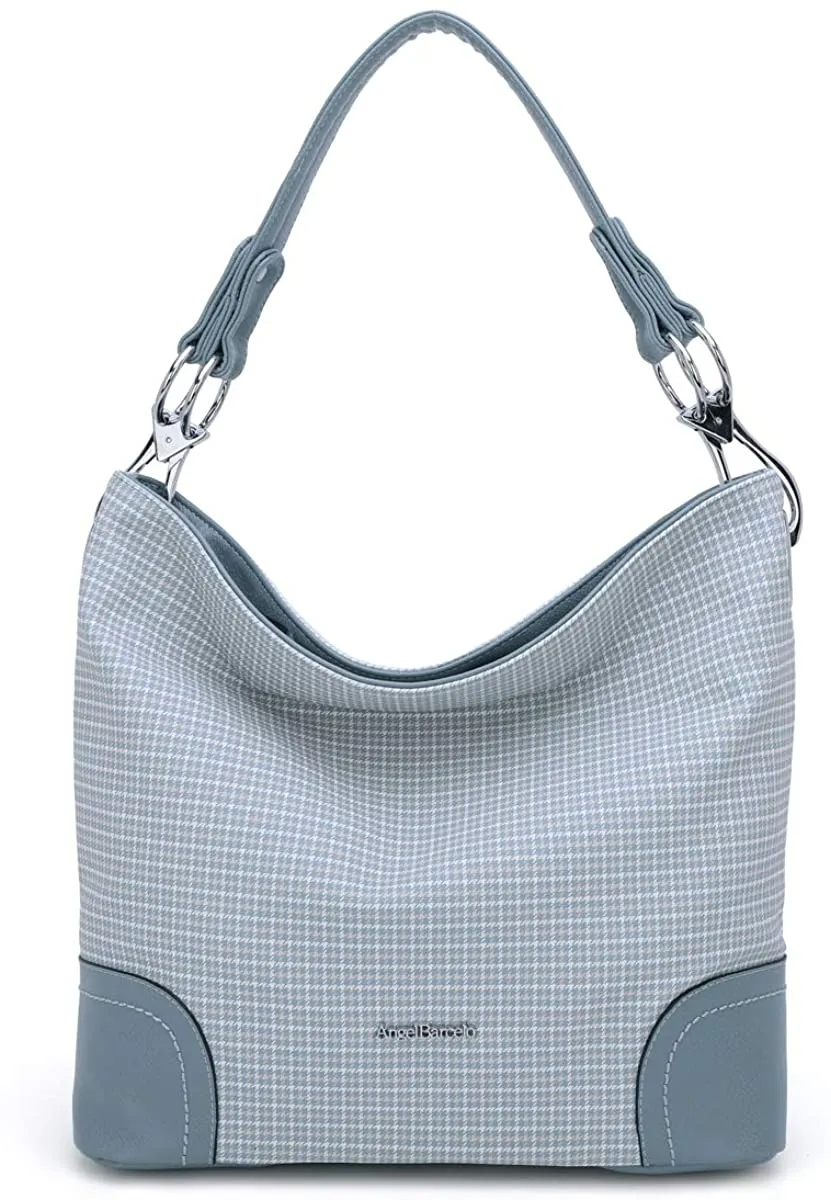 Black Large Unique Shoulder Tote Handbag