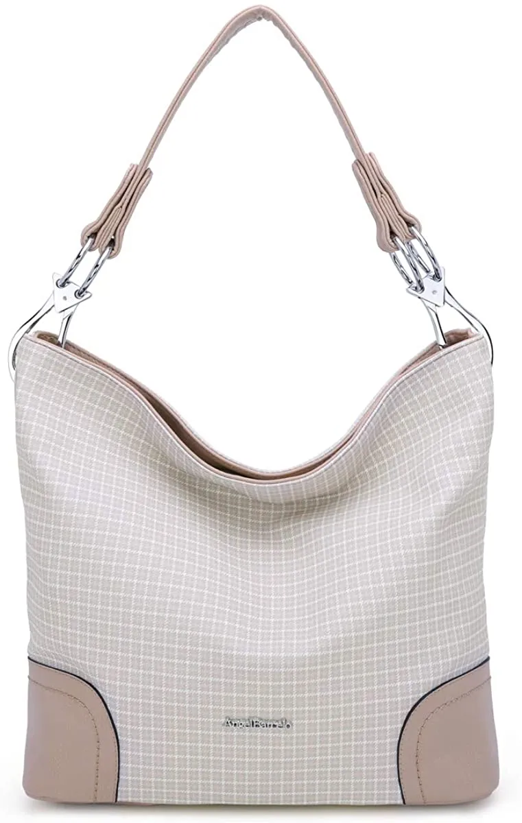 Black Large Unique Shoulder Tote Handbag