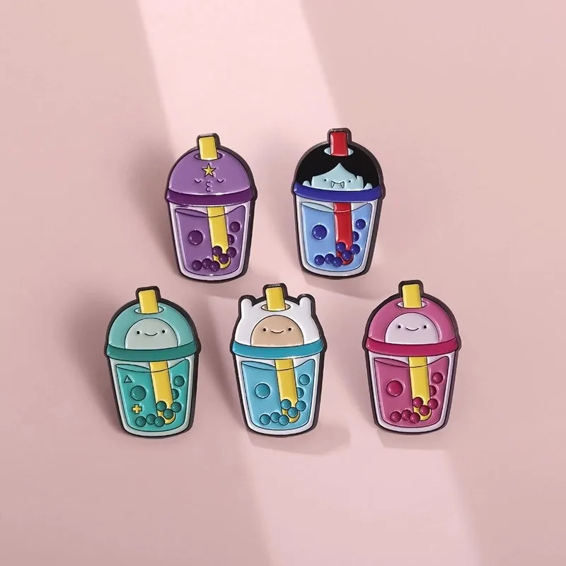 Cartoon Style Cute Cowboy Style Geometric Alloy Stamping Stoving Varnish Plating Unisex Brooches