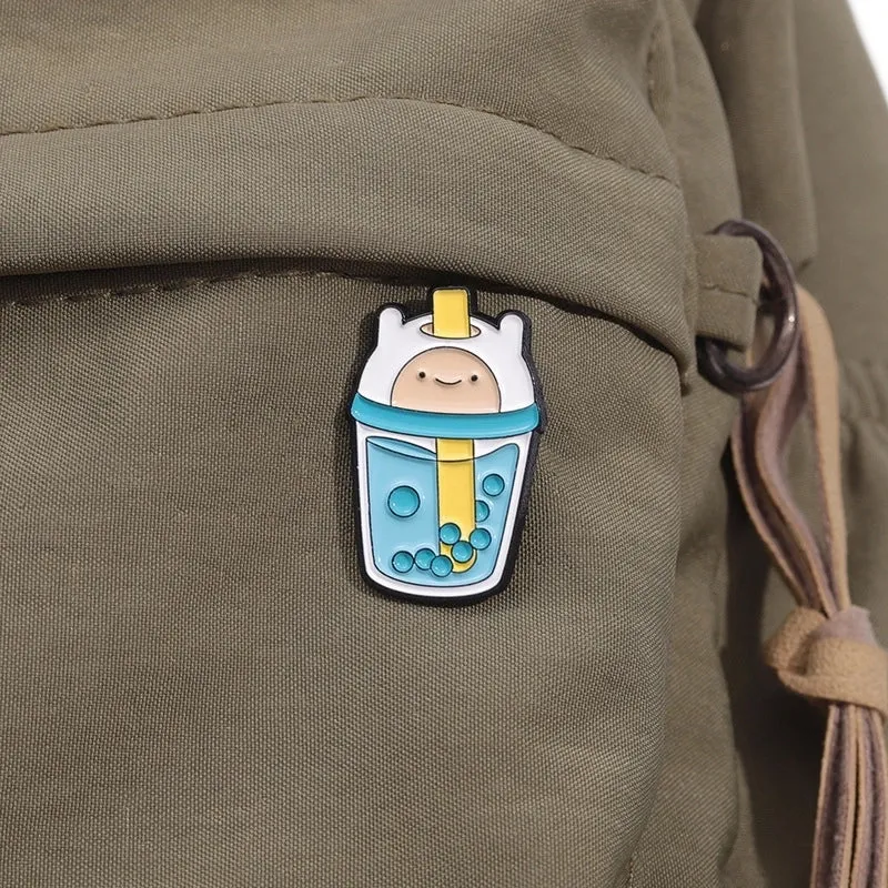 Cartoon Style Cute Cowboy Style Geometric Alloy Stamping Stoving Varnish Plating Unisex Brooches