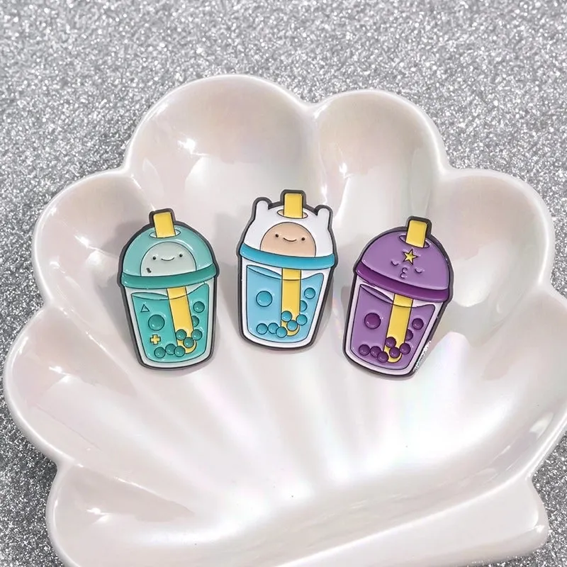 Cartoon Style Cute Cowboy Style Geometric Alloy Stamping Stoving Varnish Plating Unisex Brooches