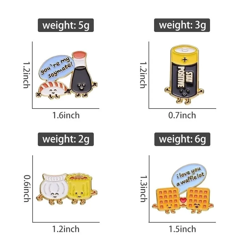 Cartoon Style Cute Modern Style Geometric Alloy Plating Women's Brooches