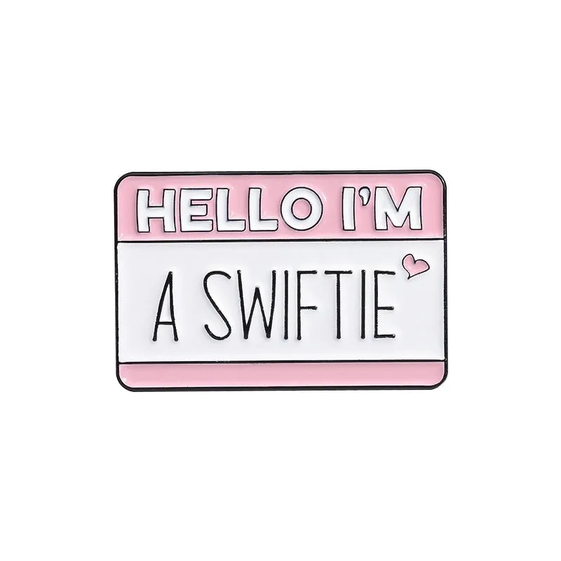 Cartoon Style Cute Modern Style Pin Geometric Letter Cat Alloy Plating Unisex Brooches