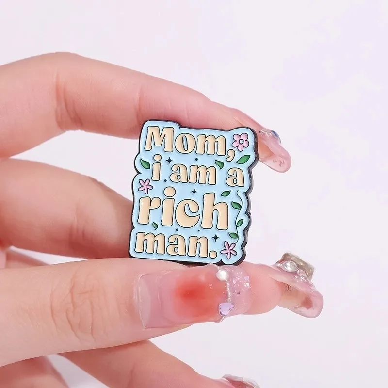 Cartoon Style Cute Modern Style Pin Geometric Letter Cat Alloy Plating Unisex Brooches