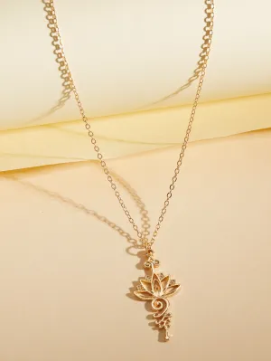 Creative Flower Pendant Necklace Jewelry for Women Gift for Her Necklace