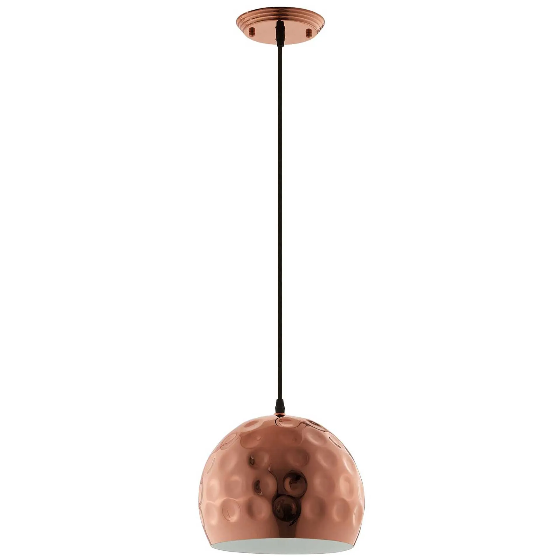 Darwin Half-Sphere Pendant Light Rose Gold