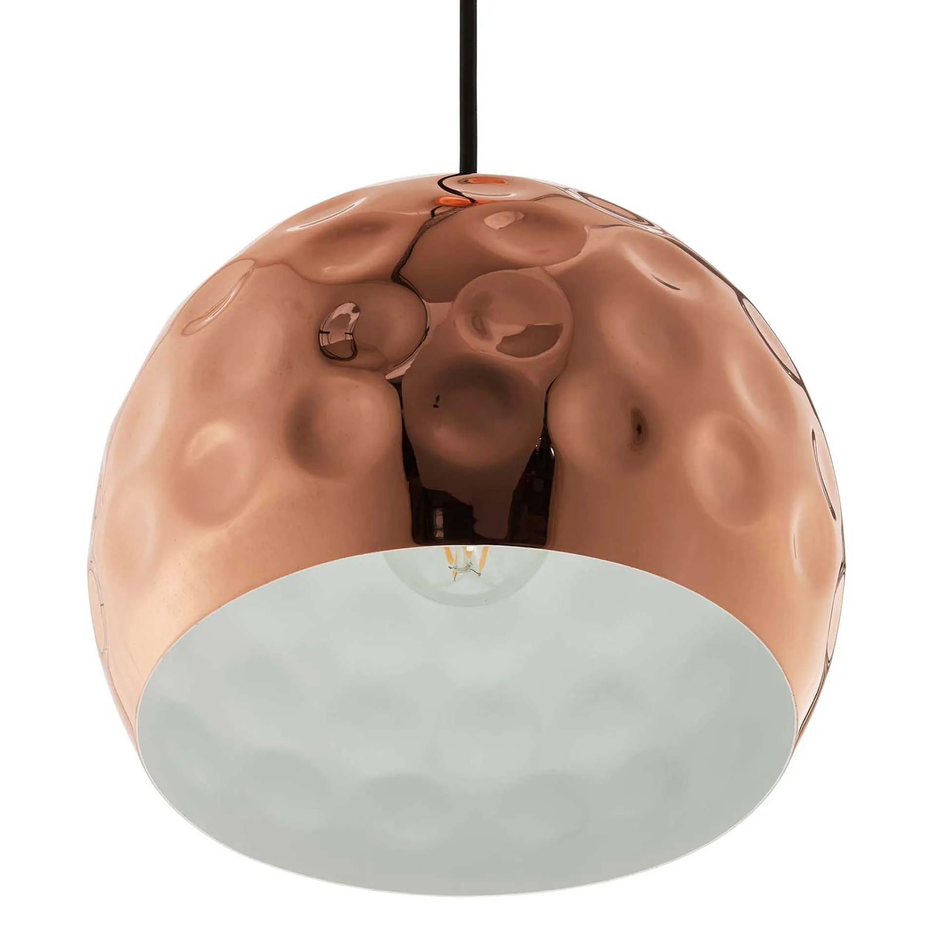 Darwin Half-Sphere Pendant Light Rose Gold