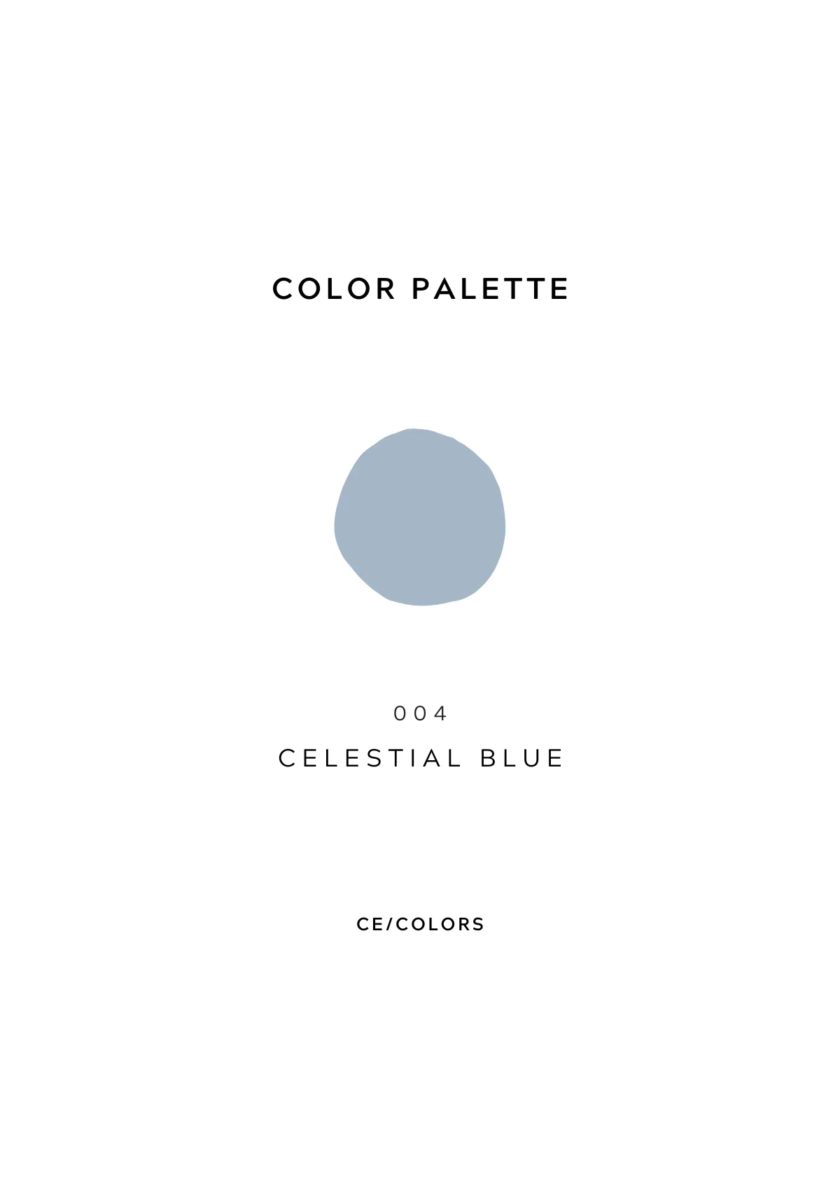 Dusty Blue - Teardrop Mini Solid