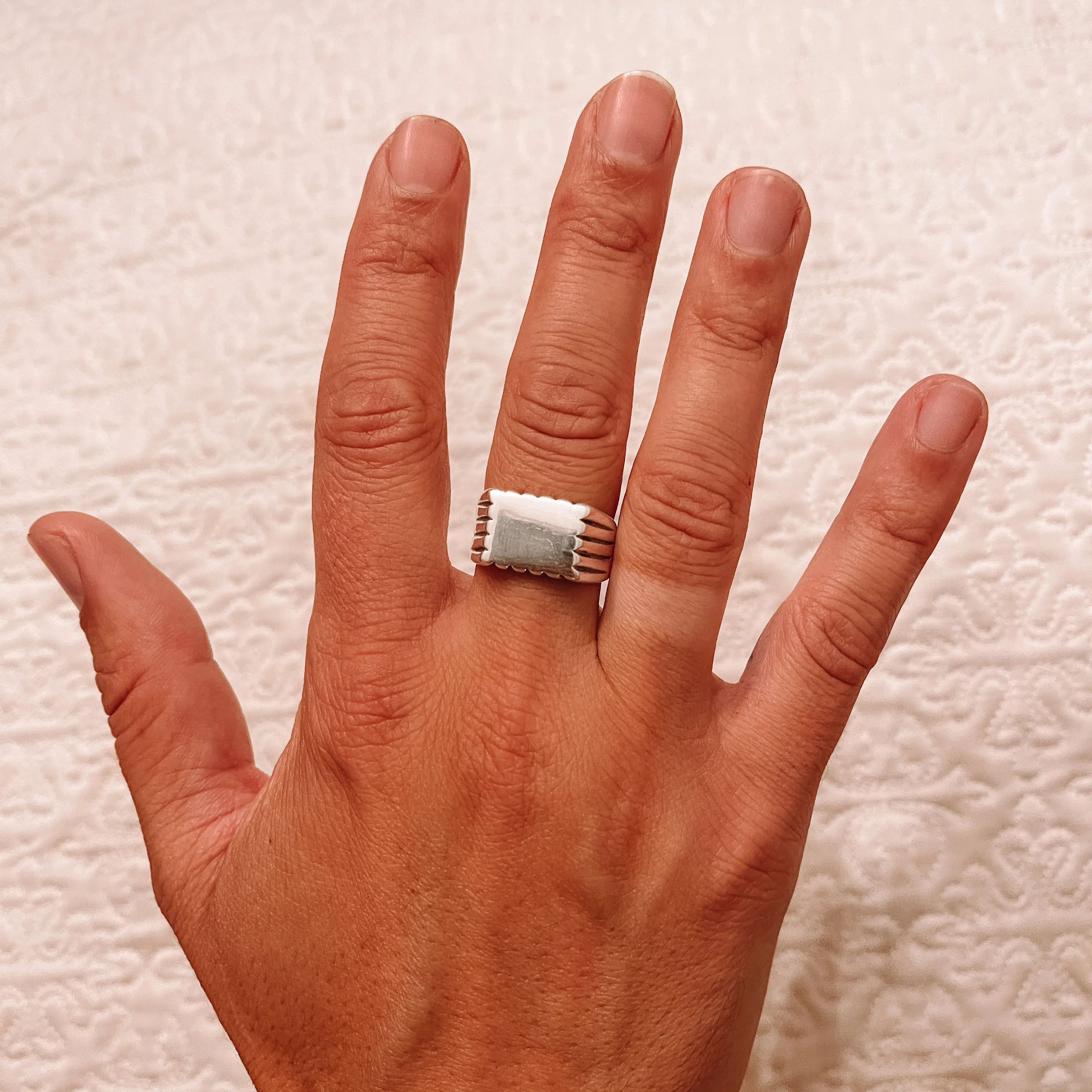 Elegant Signet men's ring