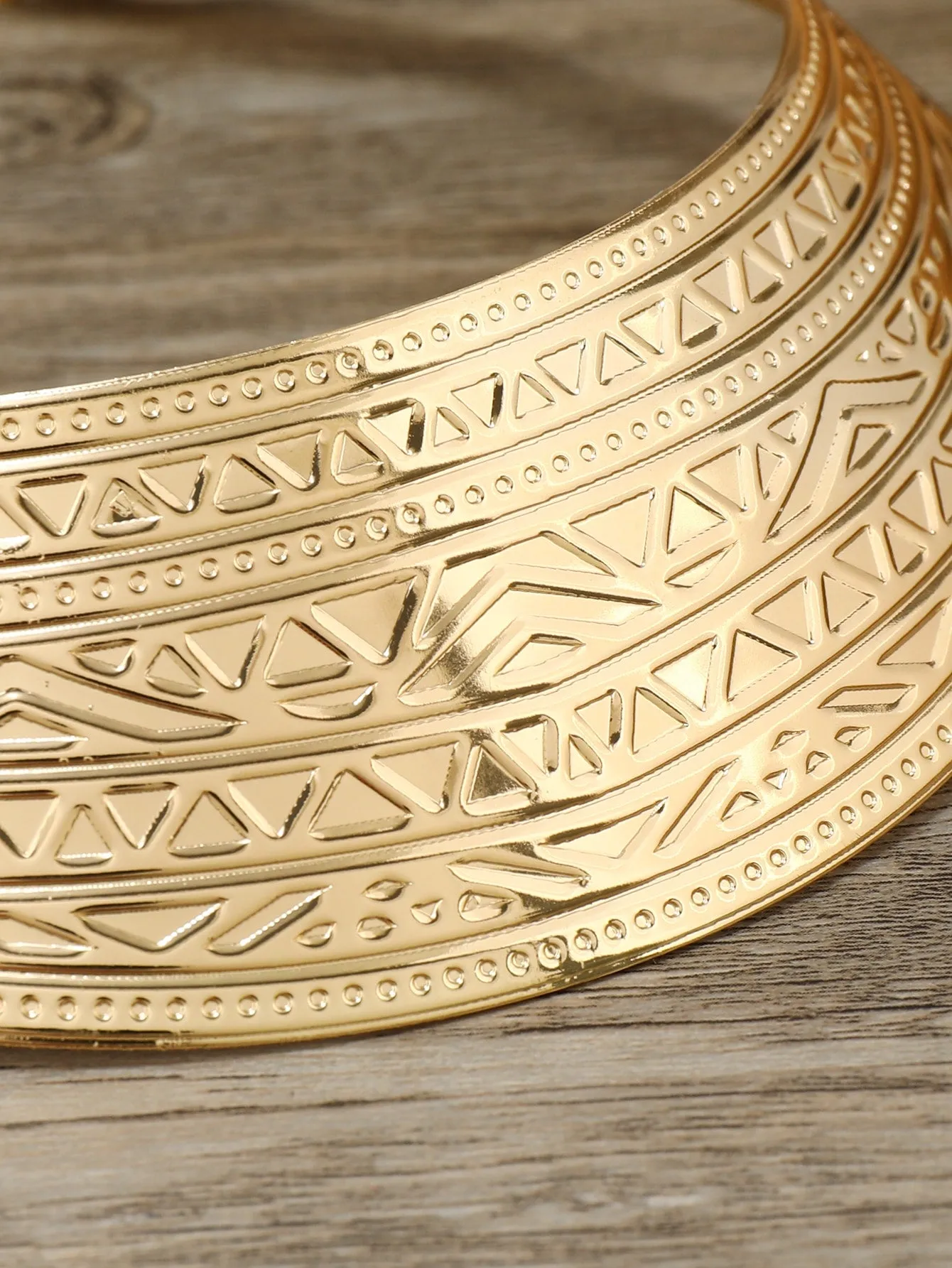 Geo Embossed Necklace for Women Jewelry for Women Gift for Her Necklace