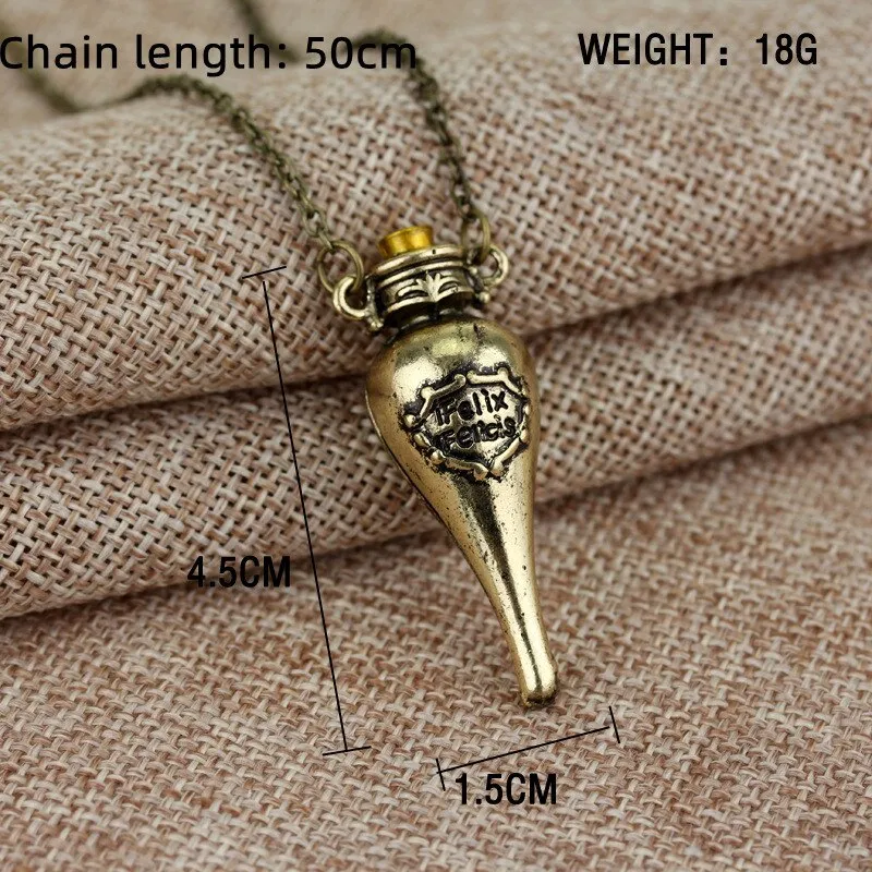 Harry Potter Felix Felicis Necklace Unisex pendant
