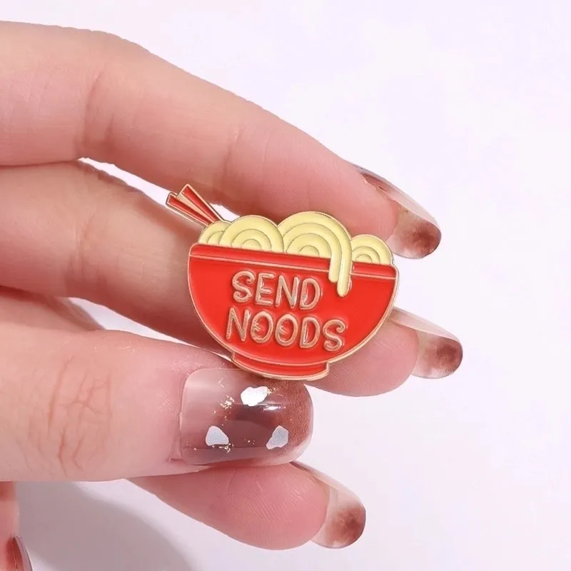 IG Style Cartoon Style Pin Geometric Letter French Fries Alloy Plating Unisex Brooches