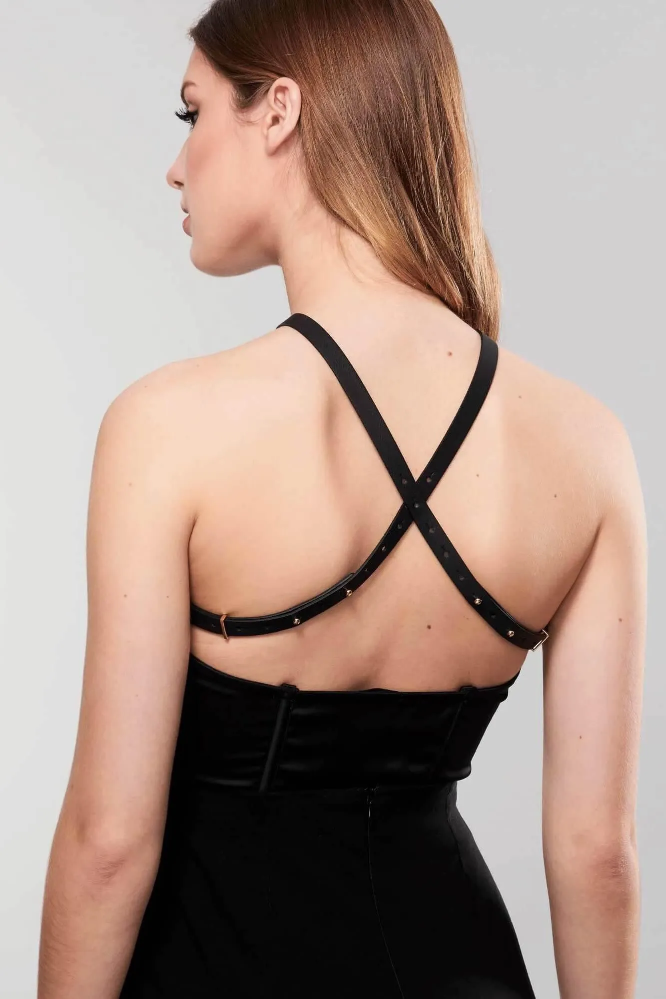 Maze Vegan Leather Chest Harness
