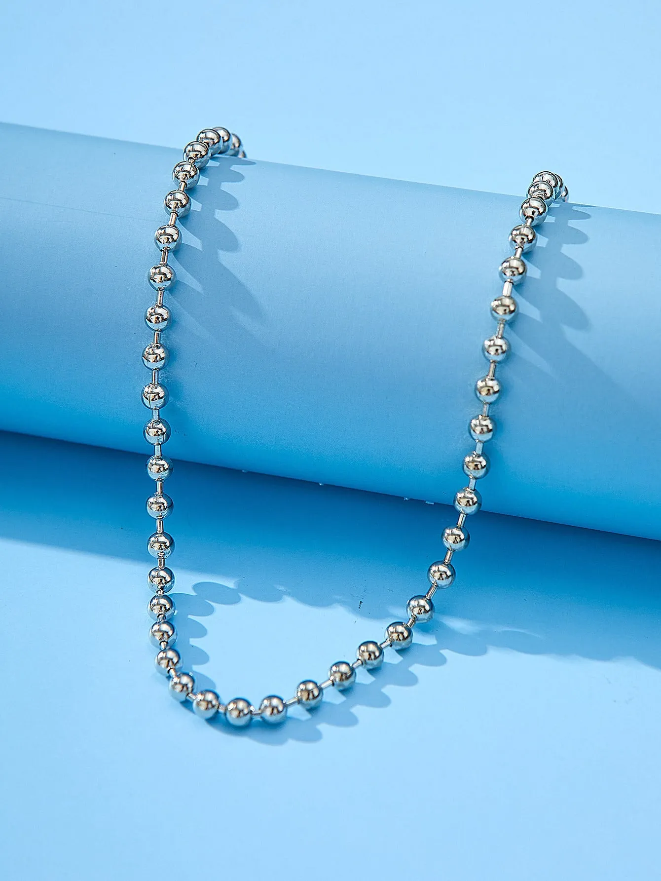Metal Bead Decor Necklace for Women Girls Accessories Jewelry Gifts Gift for Her