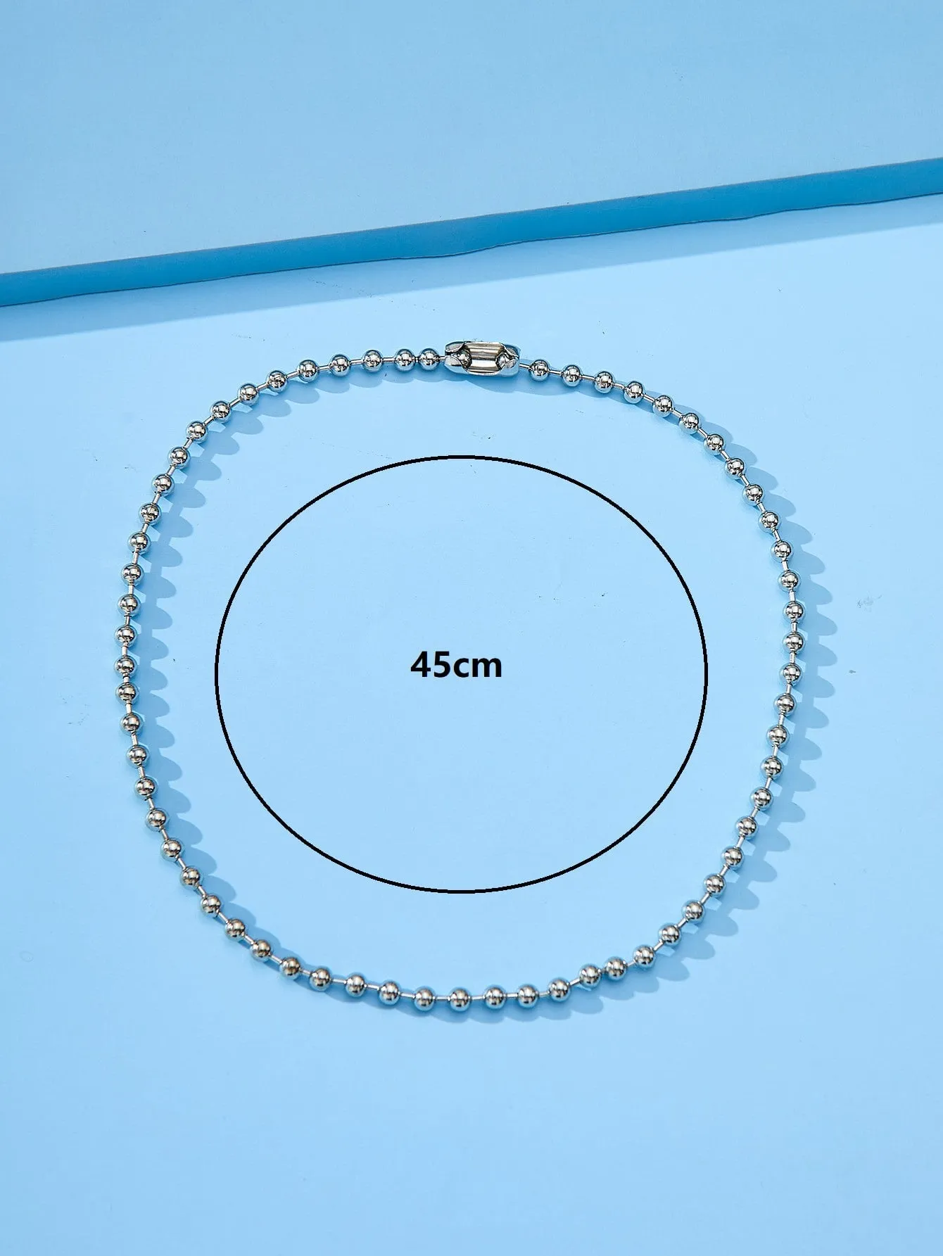 Metal Bead Decor Necklace for Women Girls Accessories Jewelry Gifts Gift for Her