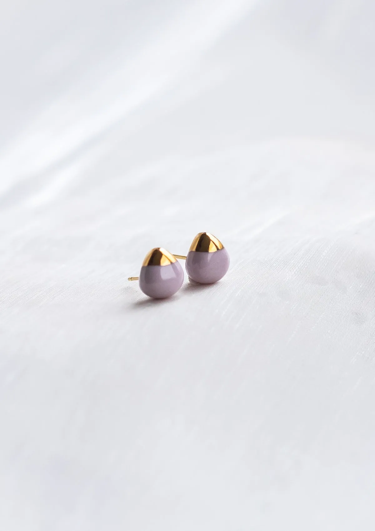 Purple Gray - Teardrop Mini Solid