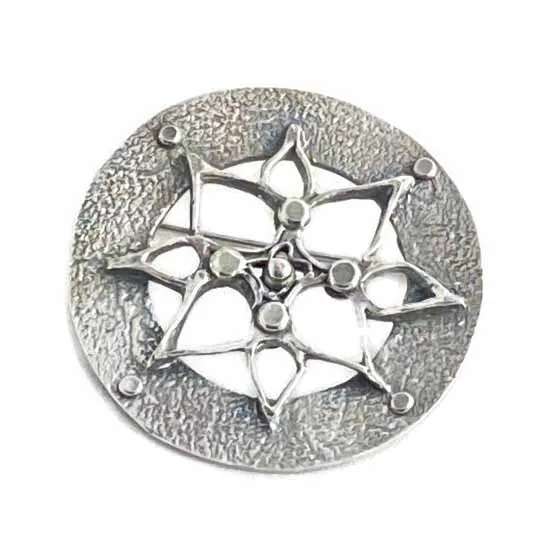 Silver Art Deco Brooch