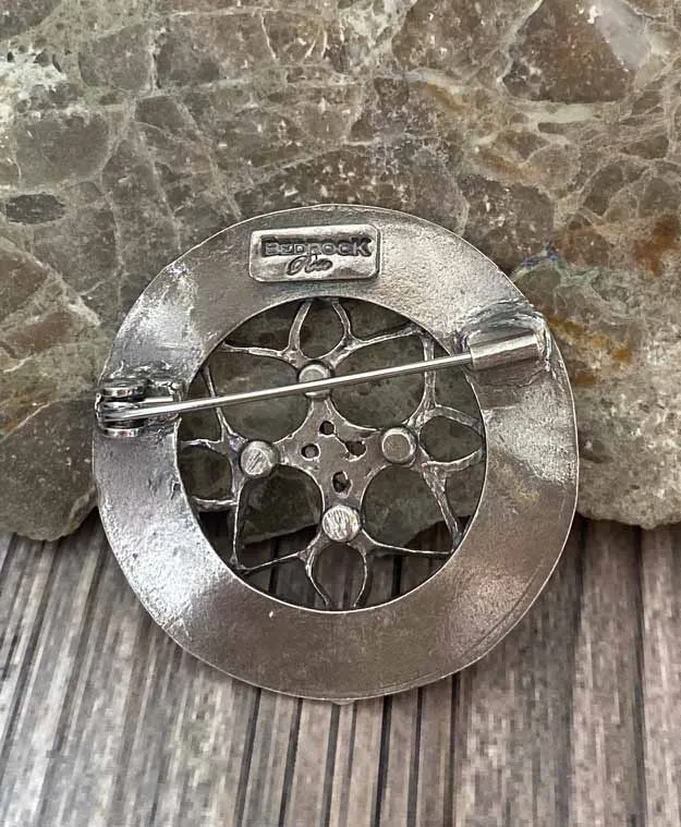 Silver Art Deco Brooch