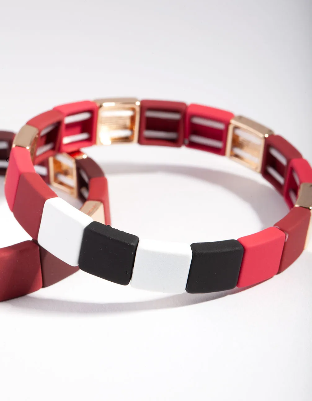 Square Metal Bracelet Pack