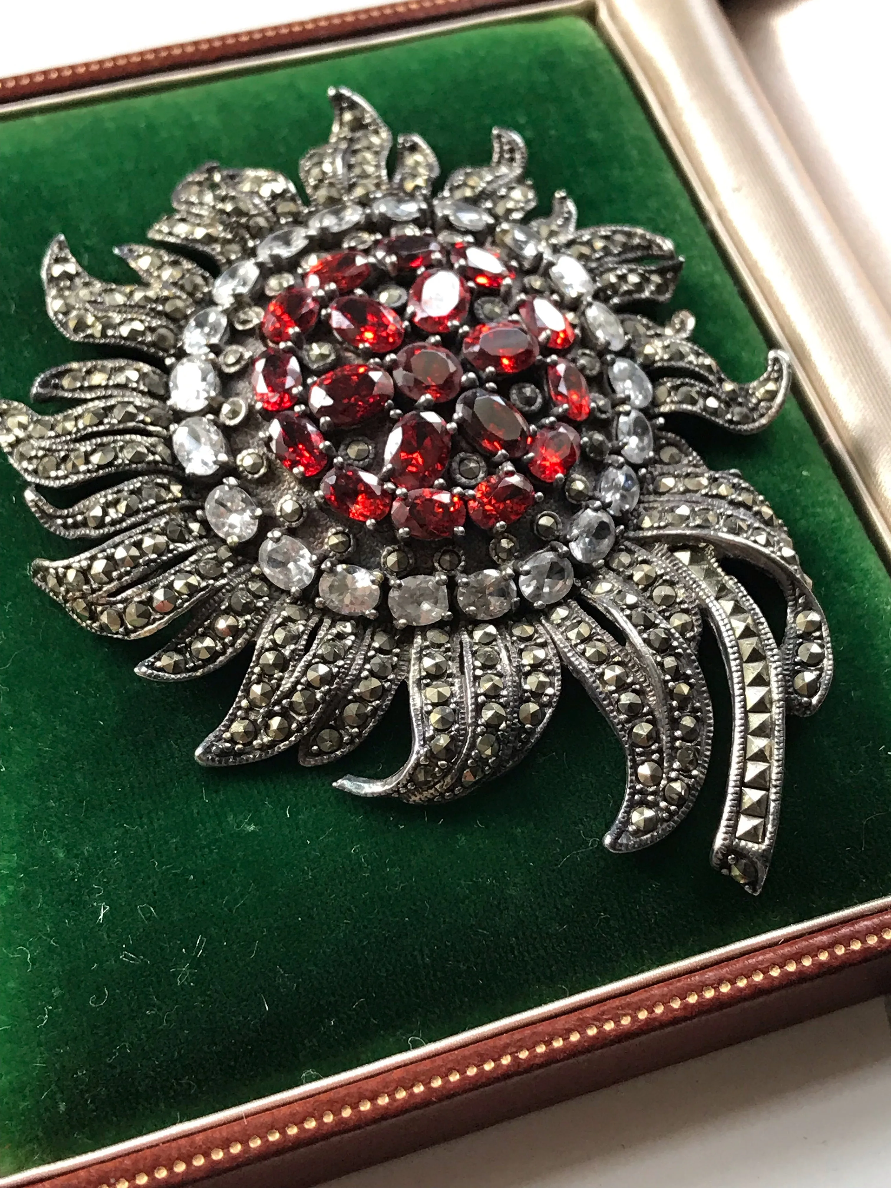 Statement Rhinestone Brooch