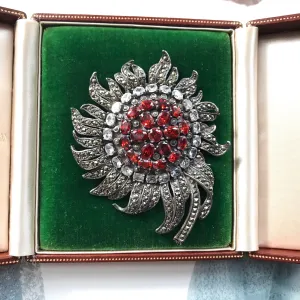 Statement Rhinestone Brooch
