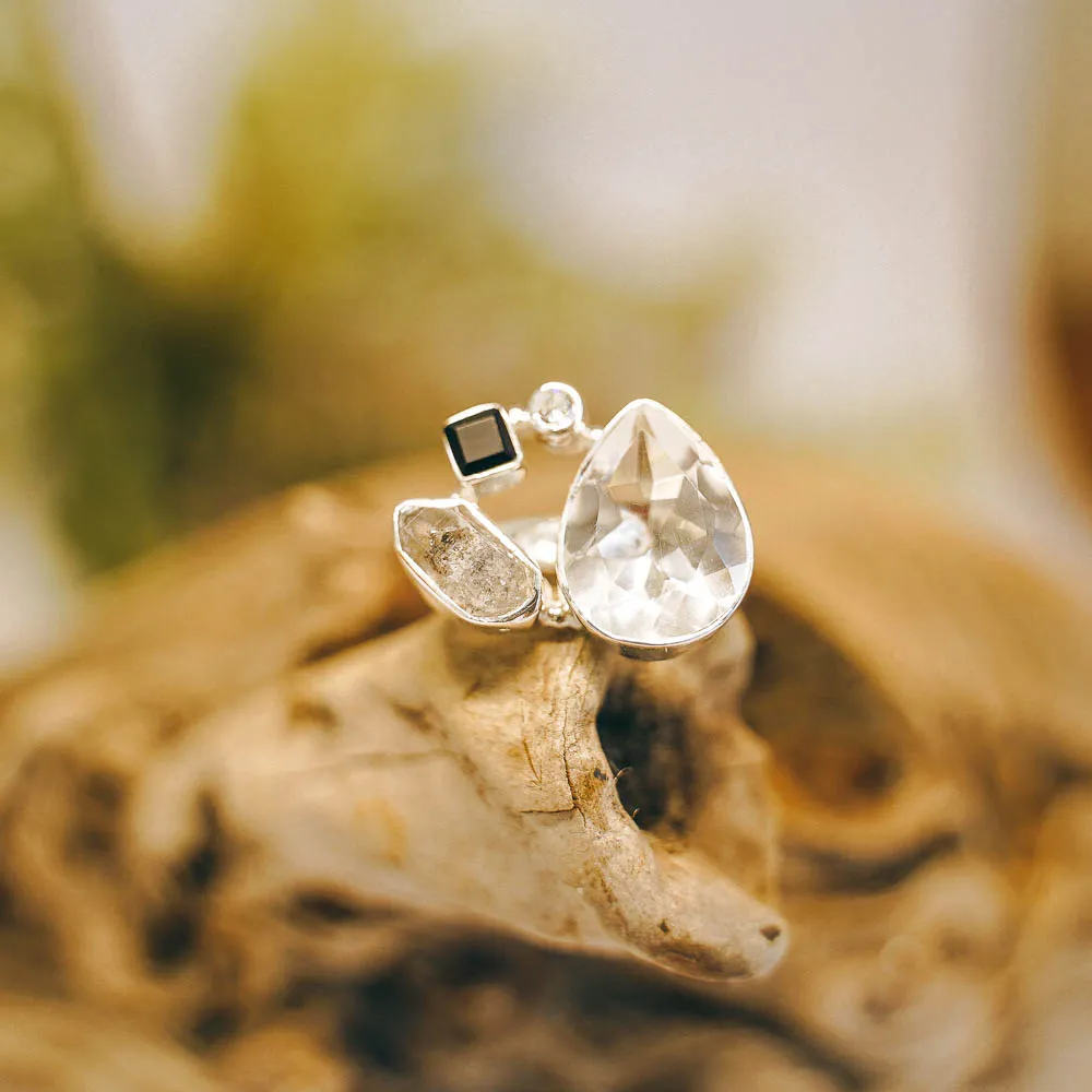 The Three Elements Sterling Silver Ring