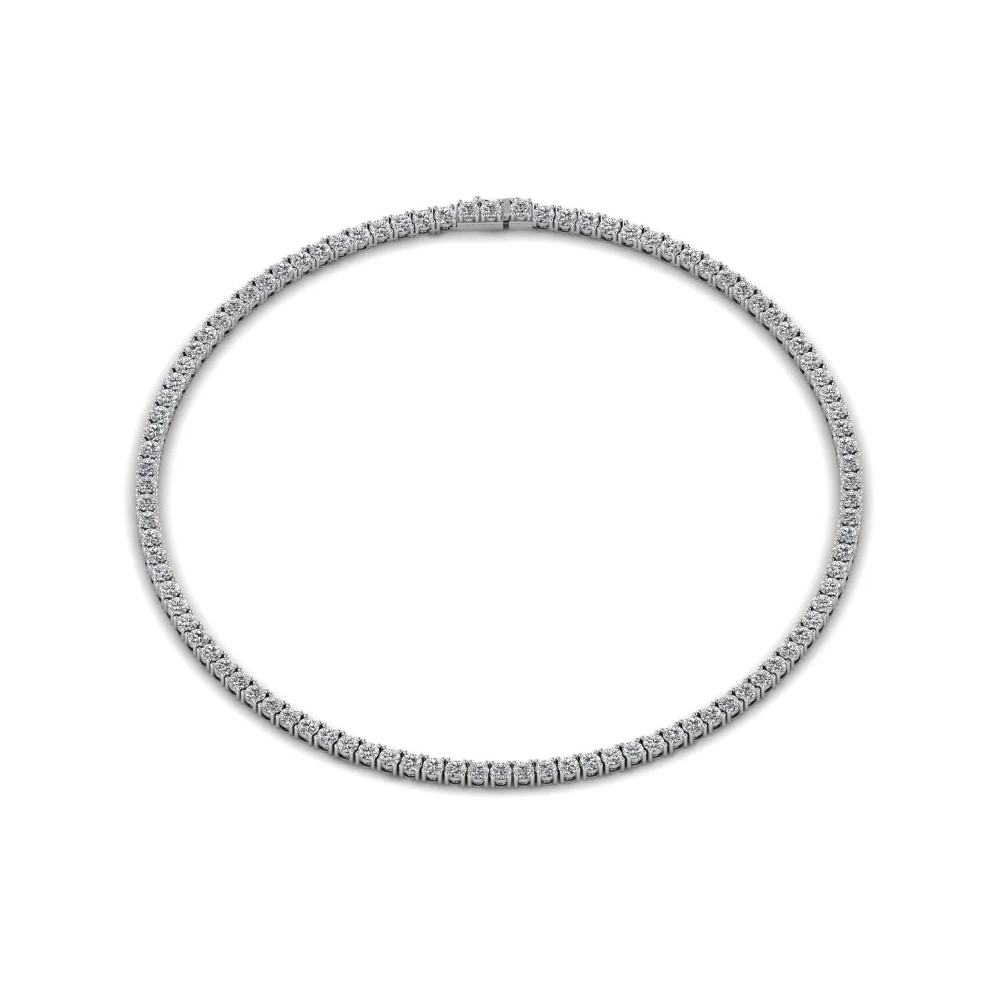 Twilight 925 Silver Tennis Necklace