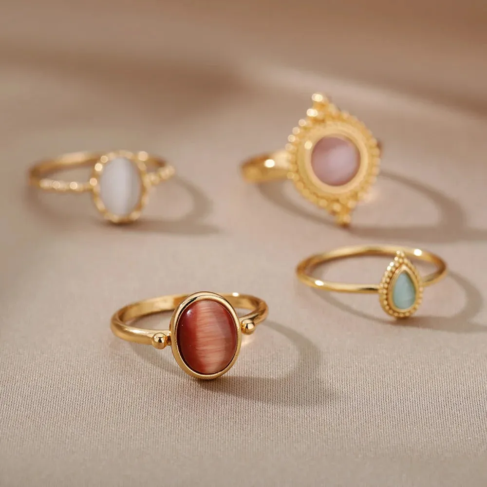Vintage Red Opal