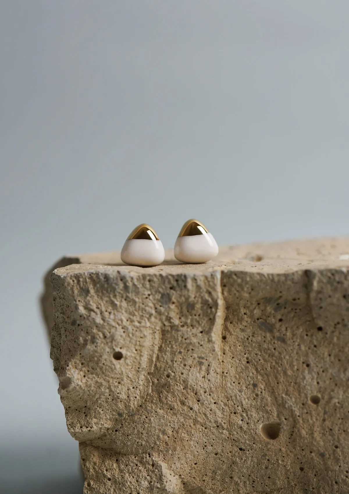 White - Triangle Mini Solid